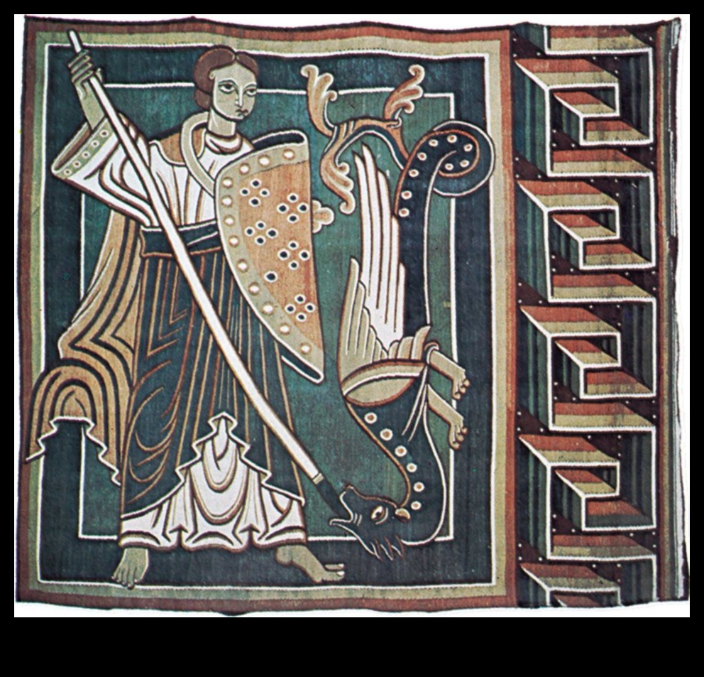 שטיח טמפורלי: אריגה של נרטיבים בצורות אמנות עתיקות