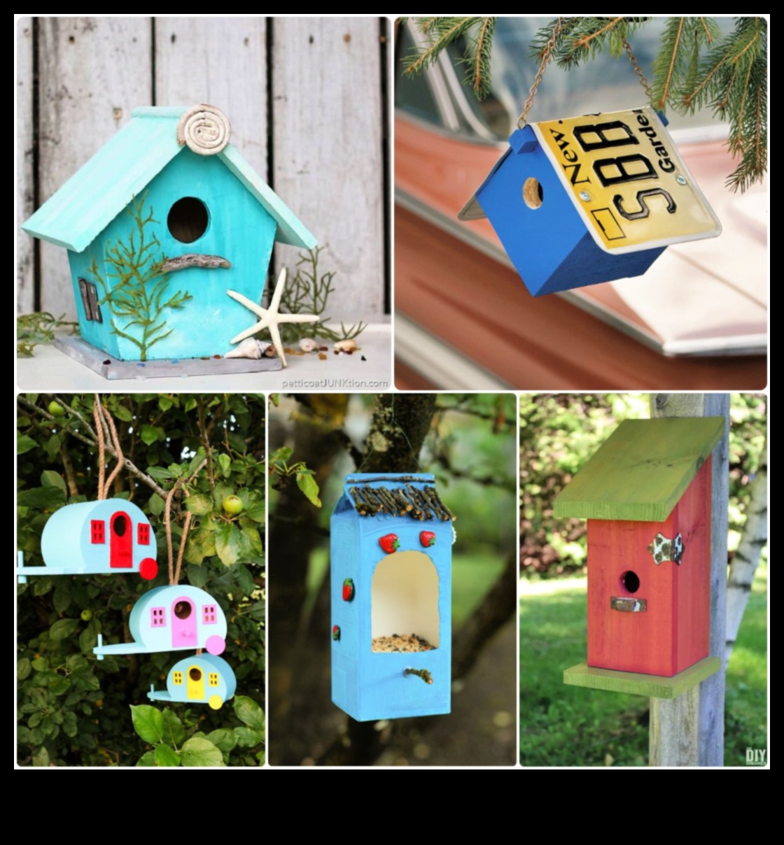 מלאכת יד גחמנית לבית ציפורים לכל המשפחה 5 ילדים עשה זאת בעצמך חברים נוצות: יצירה של בתי ציפורים ומאכילי ציפורים