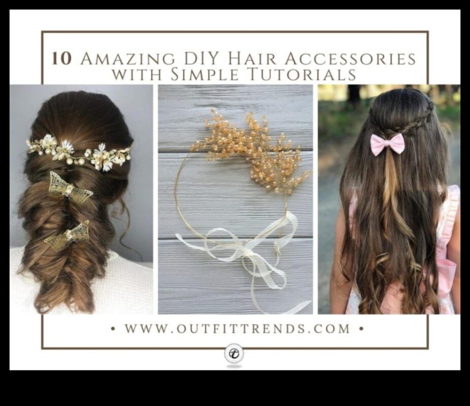 אביזרי שיער עשה זאת בעצמך: הוספת סגנון לטרסים שלך