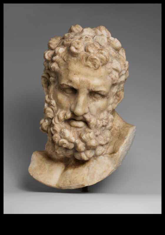 הרקלס באבן: מתאר את עבודת הגבורה בפיסול